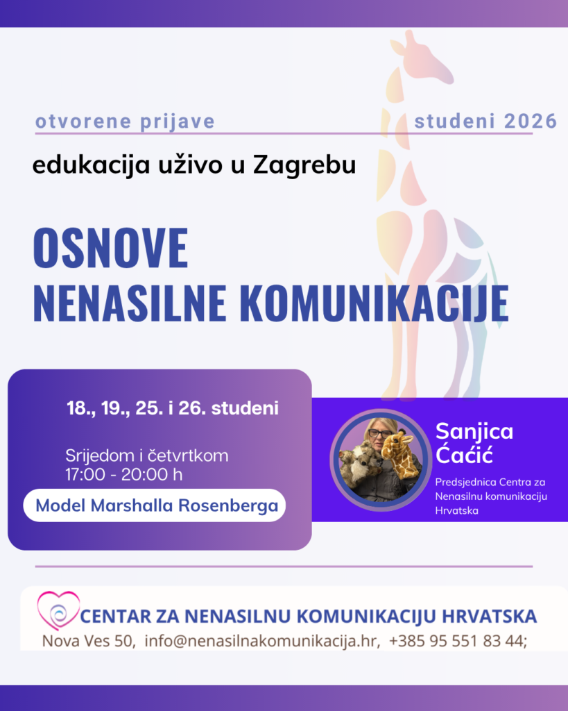 prvi korak u učenju nenasilne komunikacije